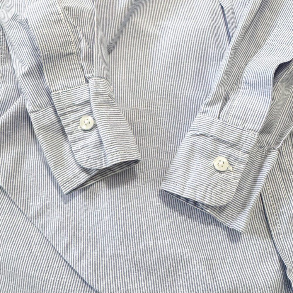 Frank & Eileen Grayson Button Down Blue White XS - image 10